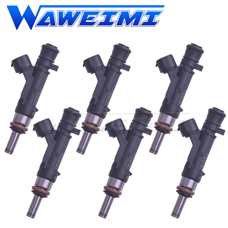 

WAWEIMI 6x Fuel Injector OE 0280158053 For Audi A6 C6 2004-2011 2.4L V6 06E 133 551