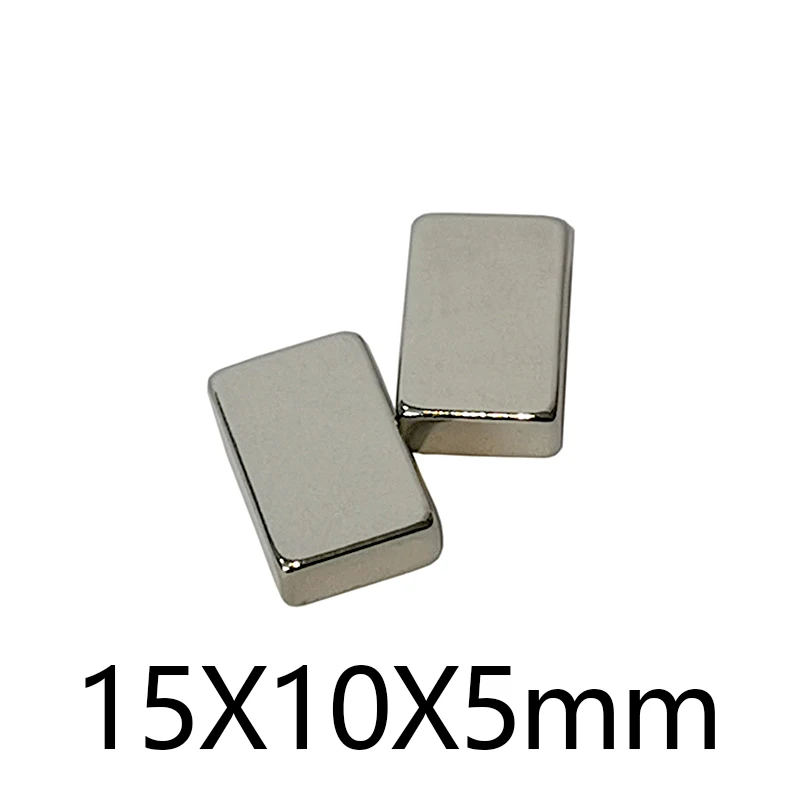 15x10x5 mm square Fridge Magnets N35 Neodymium magnetic 15*10*5 mm block rare earth Magnet NdFeB Powerful 15*10*5 mm