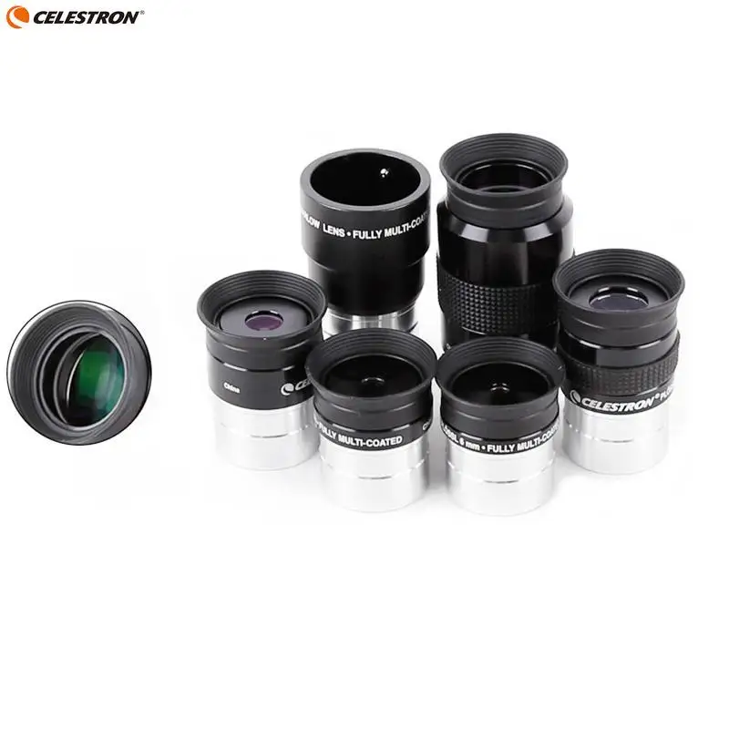 Imagem -03 - Celestron-conjunto de Acessórios para Telescópio Kit com 13 17 32 mm Lente Planetária Extrator de Orelha Duas Peças Filtro para a Astronomia Kit com Caixa de Alumínio