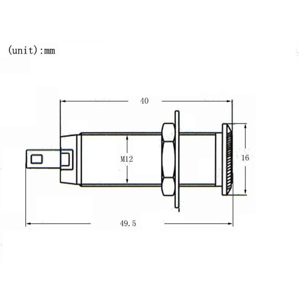 Electric Guitar Bass Parts 6.35mm Stereo Output Input 1/4 Inch Jack Socket Plug Brass Straight Ribbed Tube Style Jack Anti-noisy