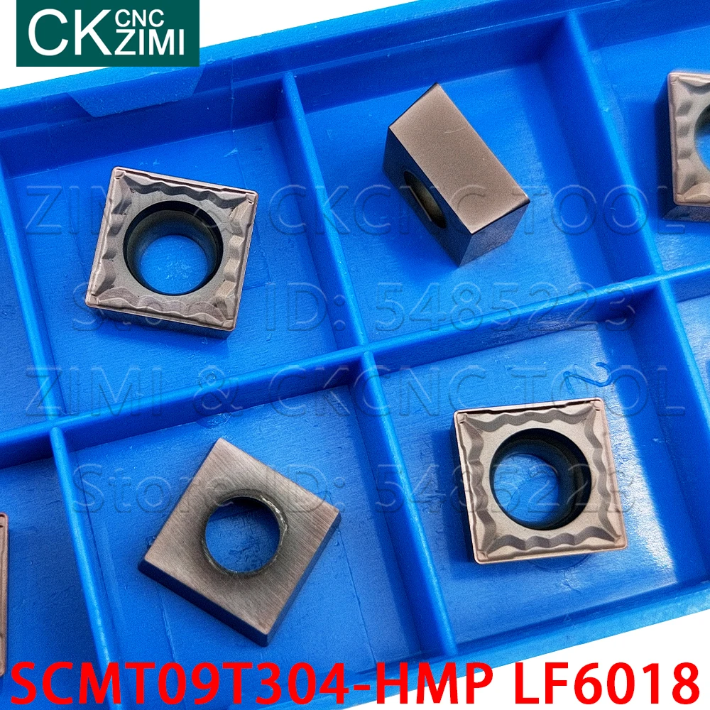 10 قطعة SCMT09T304-HMP LF6018 SCMT 09T304 HMP LF6018 كربيد الخارجية تحول أداة CNC المعادن مخرطة أداة ل الفولاذ المقاوم للصدأ