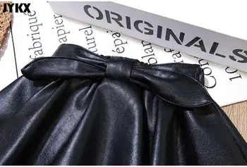 Girls Pleated PU Leather Skirt 6 Girls' Skirts Leather Skirts Autumn And Winter Children's Outer Short Skirts Pleated Skirts Winter 2023 New Pu Skirts 6
