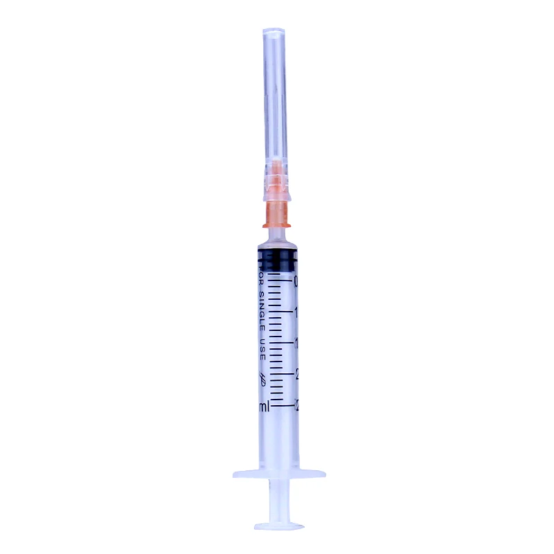 40pcs 2.5ml Disposable Plastic Veterinary Syringe With Needles For Pet Farm Animal Cat Dog Pig Cattle Sheep Horses