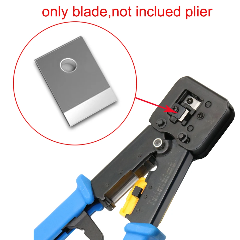 rj45 spare blade for RJ 45 crimper Crimping Cable Stripper knife pressing clamp RJ12 RG45 pliers Replacement tools accessories