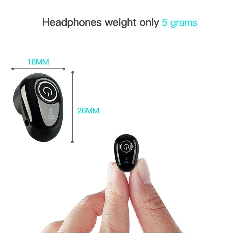 S650 Mini Bluetooth-Tương Thích Tai Nghe Chụp Tai Không Dây Tai Nghe Vô Hình Auriculares Tai Nghe Nhét Tai Nghe Tai Nghe Âm Thanh Nổi Với Mic