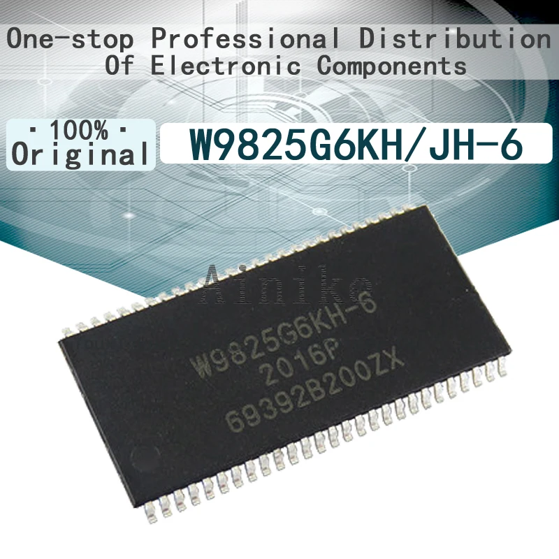 

10/Pcs New Original W9825G6KH-6 TSOP-54 W9825G6JH-6 256Mbit RAM Memory