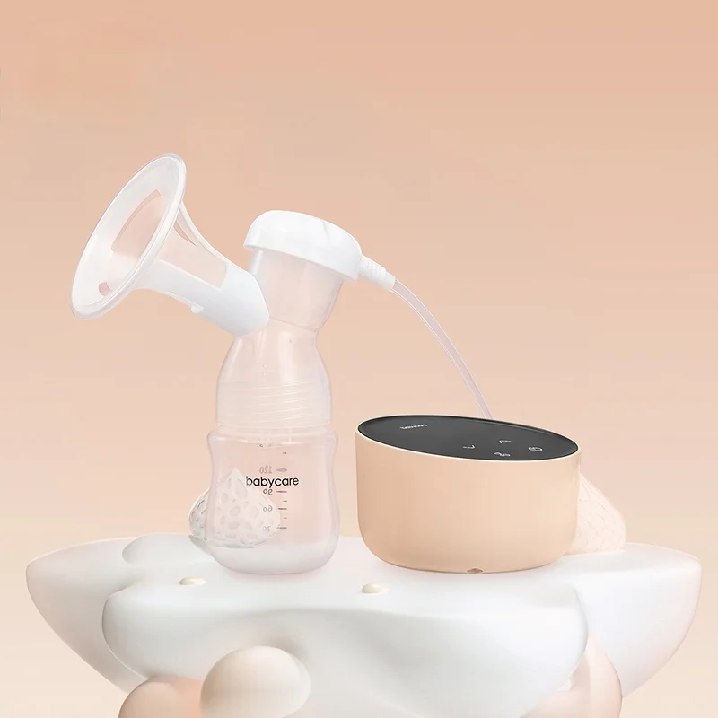 zq Electric Breast Pump Postpartum Electric Massage Milker Suction Milk Collector Mute Portable