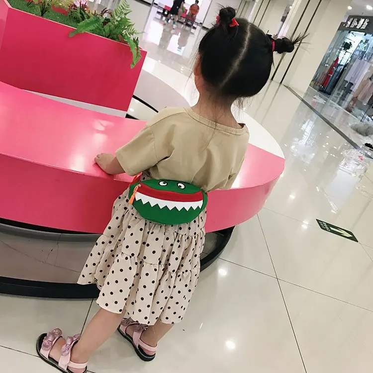 2019 Kids Girls Cute Crossbody Bag New Canvas Baby Cartoon Monster Messenger Bags Shoulder Bag Wallet Purse