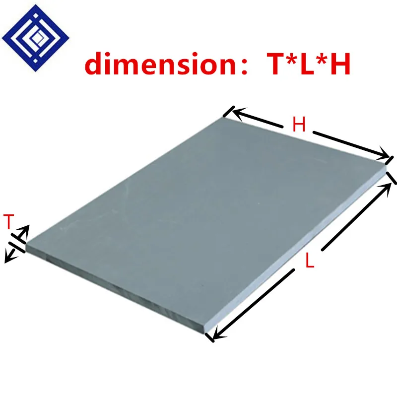 High quality grey PVC plate polyvinyl chloride acid and alkali resistant  insulation duroplasts 3-50mm