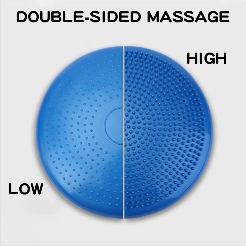 Yoga Balls Massage Pad Inflatable Stability Wobble Balance Disc Cushion Mat Fitness Exercise Training ball