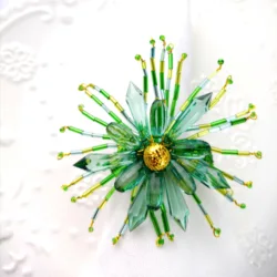 Free Shipping Flower Acrylic Napkin Rings Napkin 8 Pcs Holidays Decoration