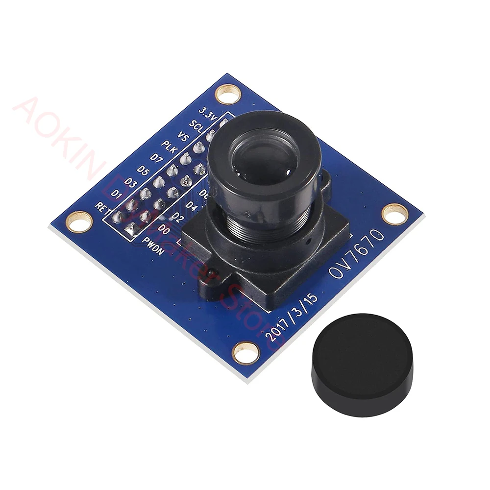 OV7670 640x480 0.3Mega 300KP VGA CMOS Camera Module I2C for Arduino ARM FPGA