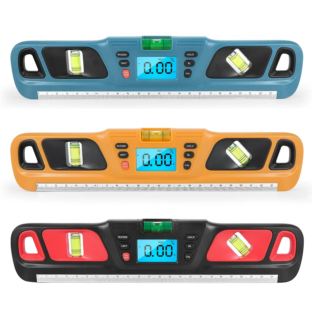 Digital Spirit level Bubble Magnetic Electric Level Angle Finder Protractor Inclinometer Horizontal Scale Ruler
