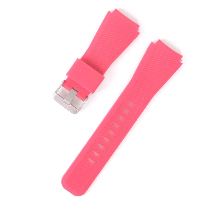 Correa de silicona para reloj Samsung Gear S3 Frontier, pulsera clásica de 22mm para Xiaomi Huami Amazfit 2/2S