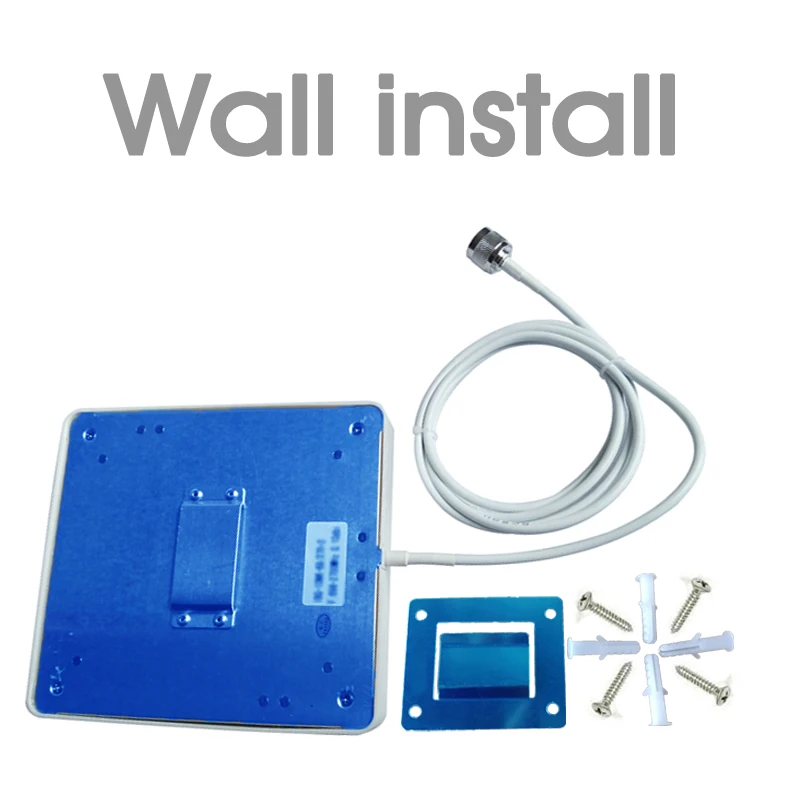 Indoor Panel Antenna GSM 3G 4G N Connector 700~2700MHz 9dBi With 2m Cable For Mobile Phone Signal Booster#27