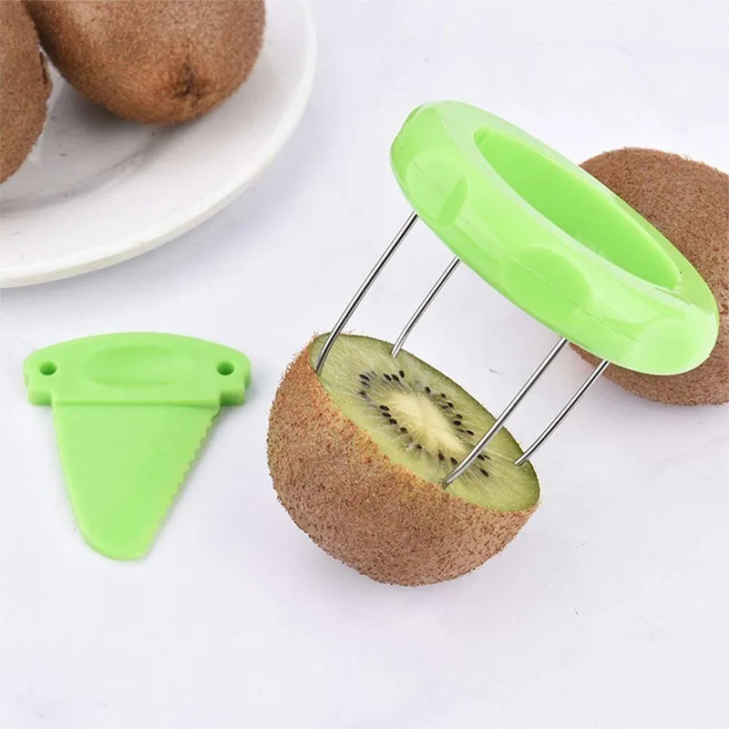 Mini coupe-fruits pour Kiwi, trancheur, Gadgets de cuisine, outils d'épluchage pour Pitaya Green