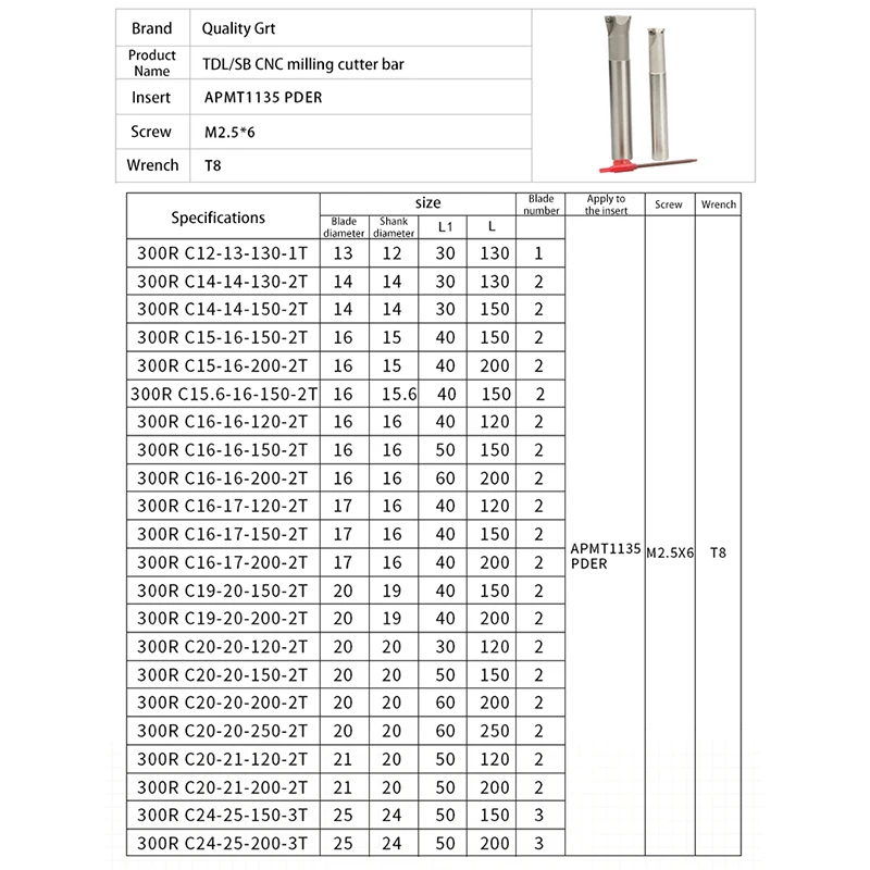 1set Q.Grt TDL/SB 120-280L قاطعة المطحنة CCMT06/09 قاطع بتحكم رقمي بالكمبيوتر أداة حامل أدوات الطحن باستخدام الحاسب الآلي نهاية الطحن الطحن القاطع