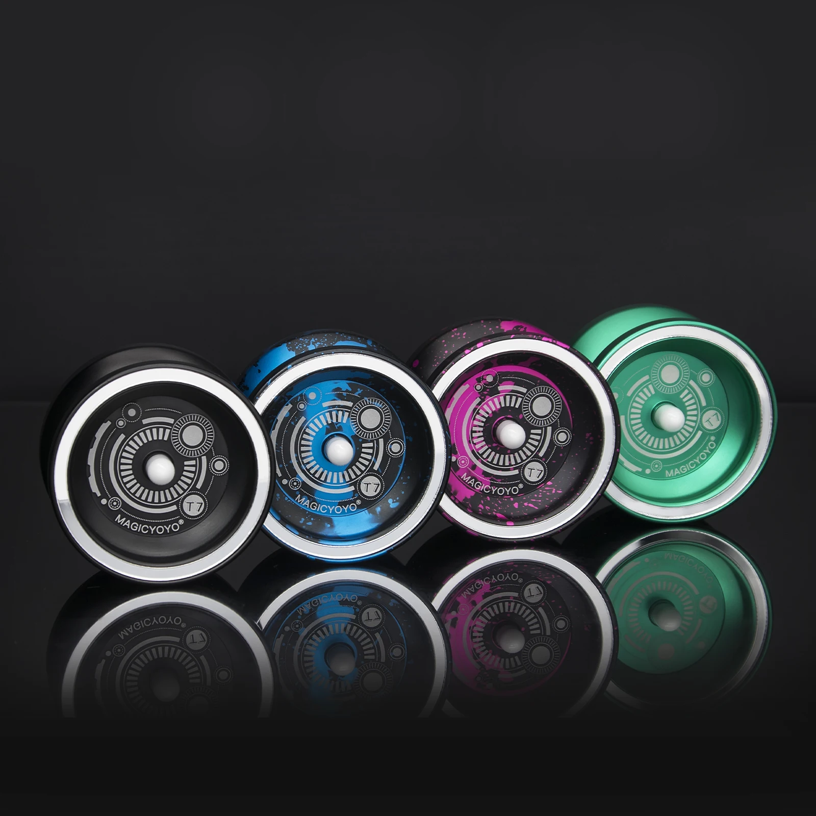 MagicYoyo T7/D3 Professional Responsive Yoyos Toys for Kids Beginner Yoyo with Narrow Bearing Steel Axle Aluminum Alloy/ABS Body