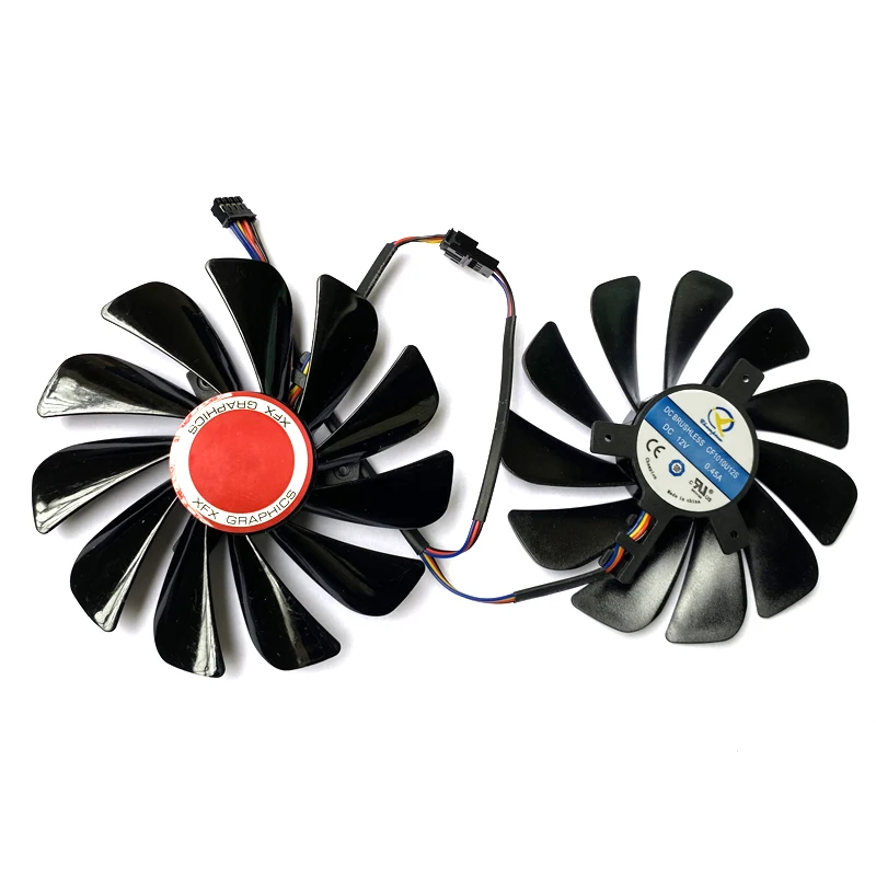 2 stücke 95mm 4pin 12 CF1010U12S FDC10U12S9-C AMD Radeon RX 5700 GPU FAN Für ASRock RX 5700 XT Challenger RX5700 CLD 8GO Lüfter