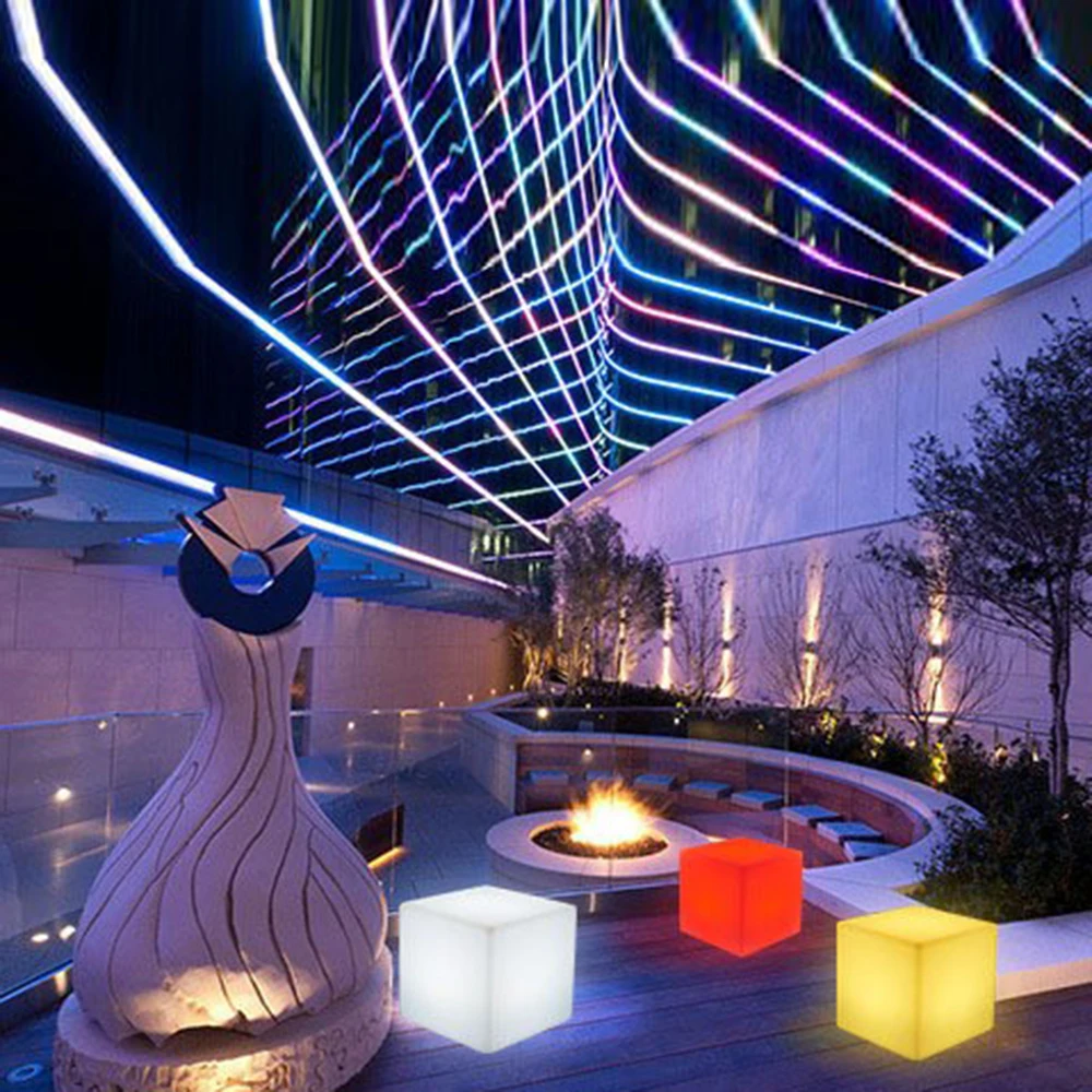 LED Luminous Night Light Remote Control Atmosphere Lamp for Coffee Shop Bar Garden Outdoor - Adjustable Coffee Shop Lighting