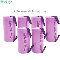 15/18Pcs SC 1.2V 3200mAh Ni-Cd Rechargeable Battery Sub C NICD Batteries PINK for Electric Drill Screwdriver