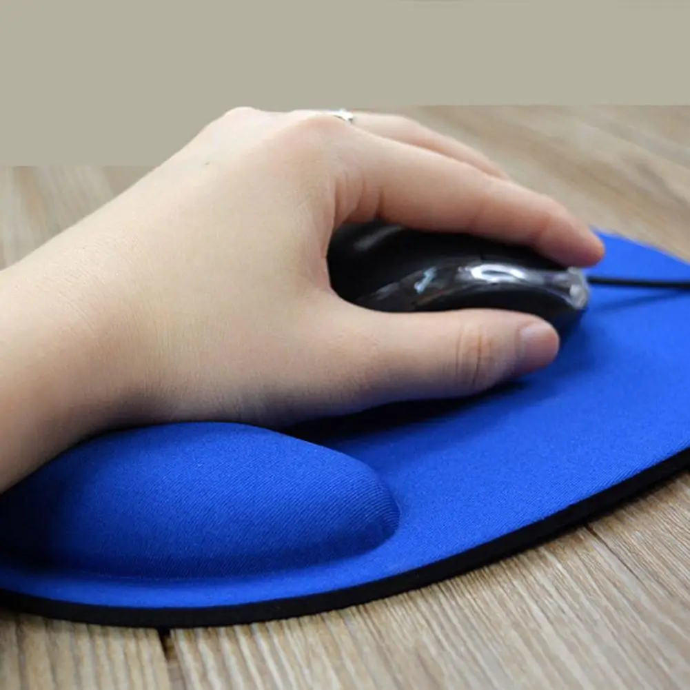 

Mouse Pad with Gel Wrist Rest Non-Slip Base Wrist Rest Pad Ergonomic Mousepad for Typist Office Gaming PC Laptop