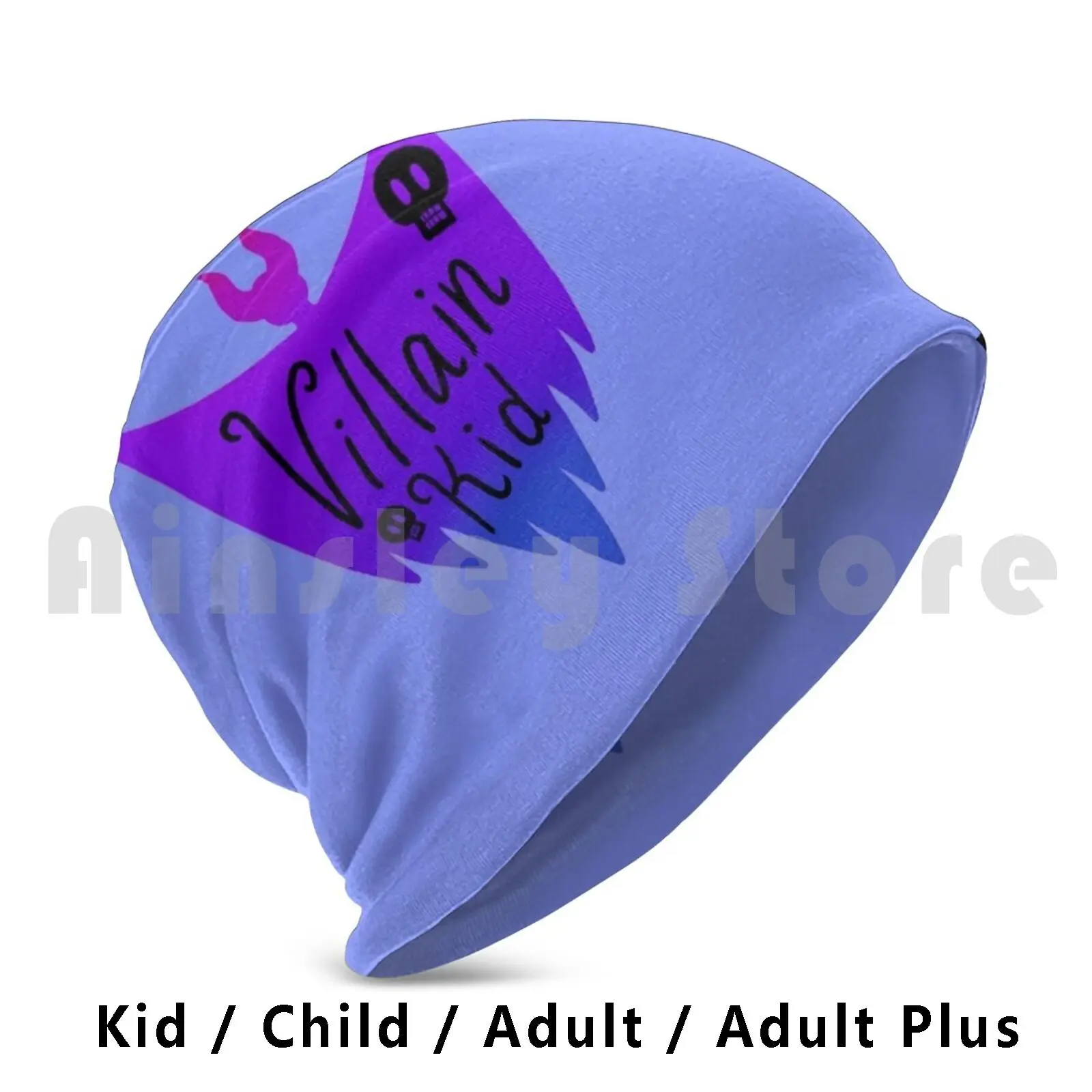 Villain Kid Beanie Hedging Cap DIY Print Cushion Descendants Auradon Auradon Prep Isle Of The Lost