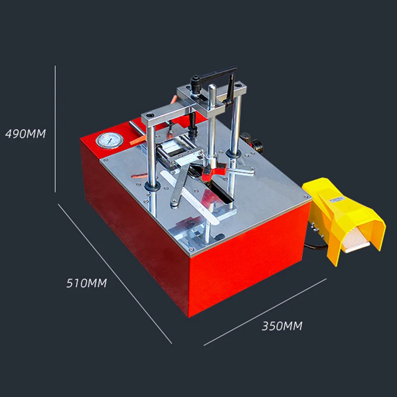 Photo frame corner nailing machine Desktop pneumatic frame mounting corner nailing machine 45°photo frame corner cutting machine