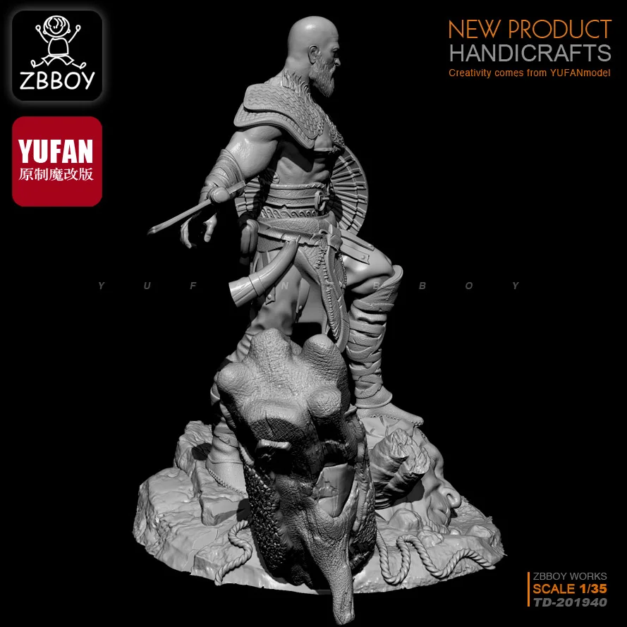 1/35  Resin Kits Immortal God of War Resin Soldier TD-201940