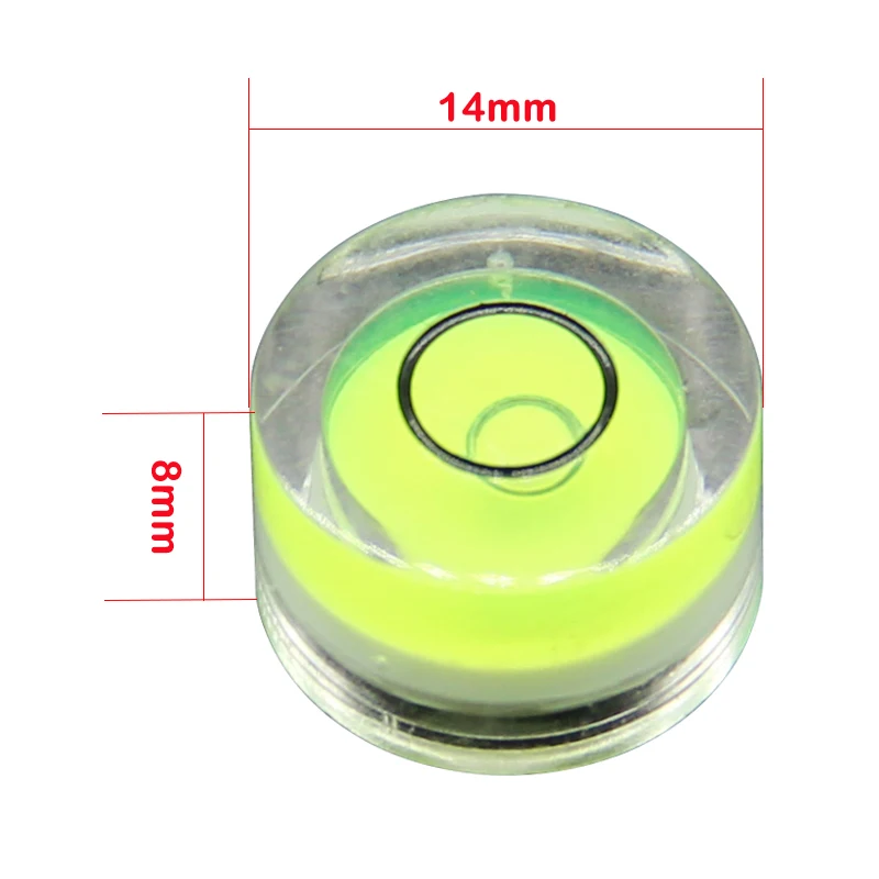 High-precision horizontal bubble level bubble level portable horizontal bubble 14*8mm 100 Pieces/Lot
