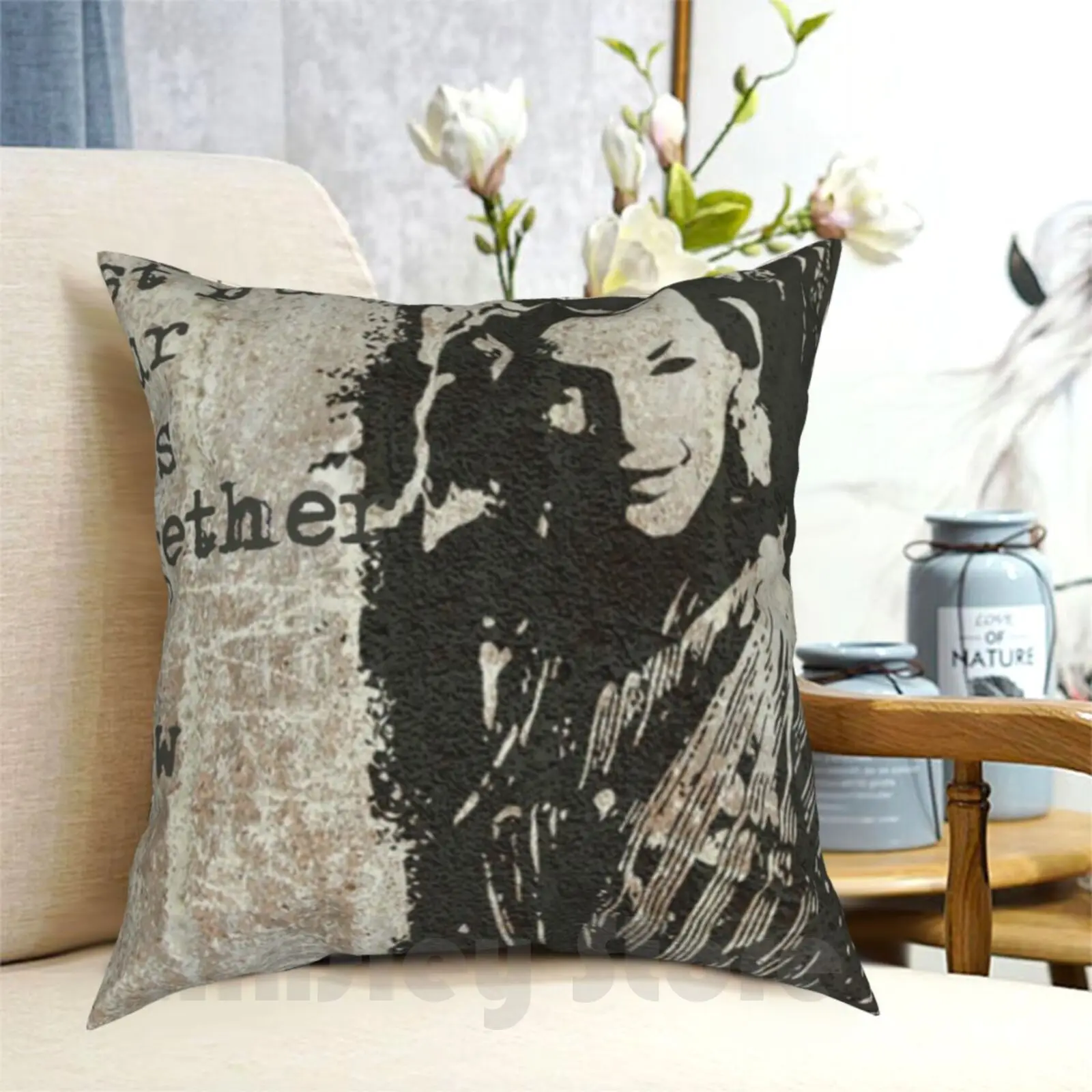 Graffiti Art : Lauren Whistle Pillow Case Printed Home Soft Throw Pillow Classic Movies Movies Old Movies Pop Art