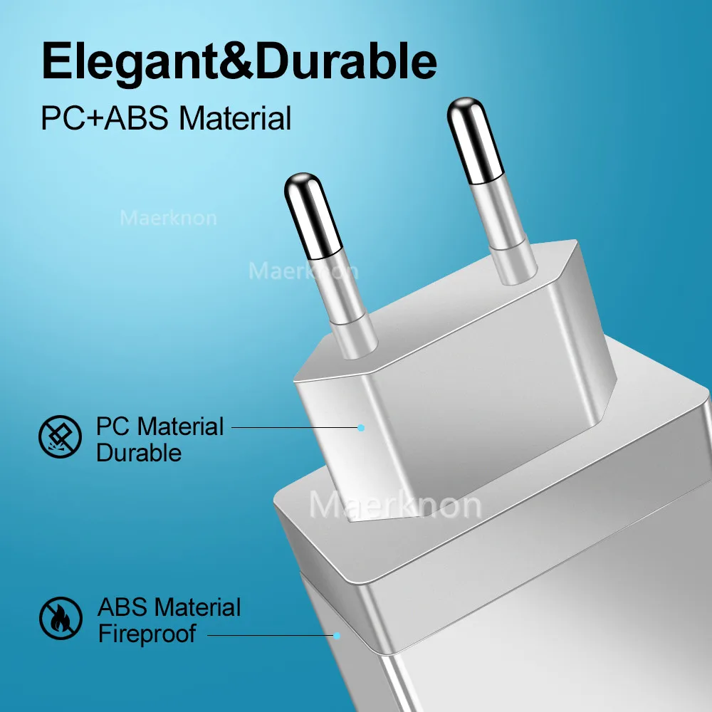 Caricabatterie rapido QC3.0 ricarica rapida da parete per caricabatterie iPhone alimentatore per telefono cellulare per Samsung S10 S9 S8 Plug