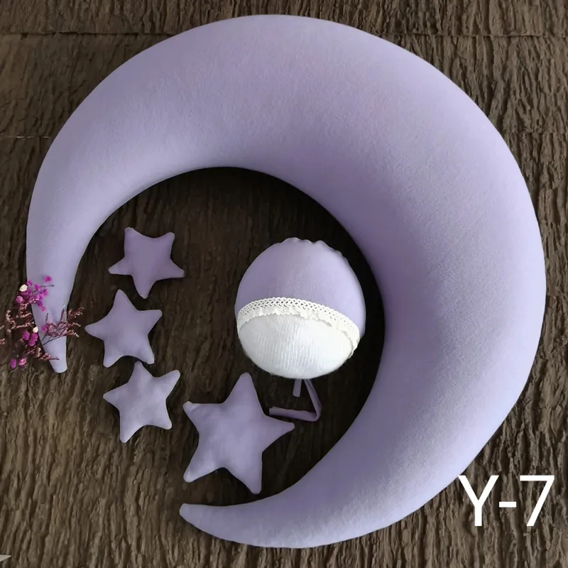 

Newborn Photography Props Moon Star Pillow Baby Posing Pillow Hat Accesorios de fotografia Set Baby Body Poser for Studio Photo