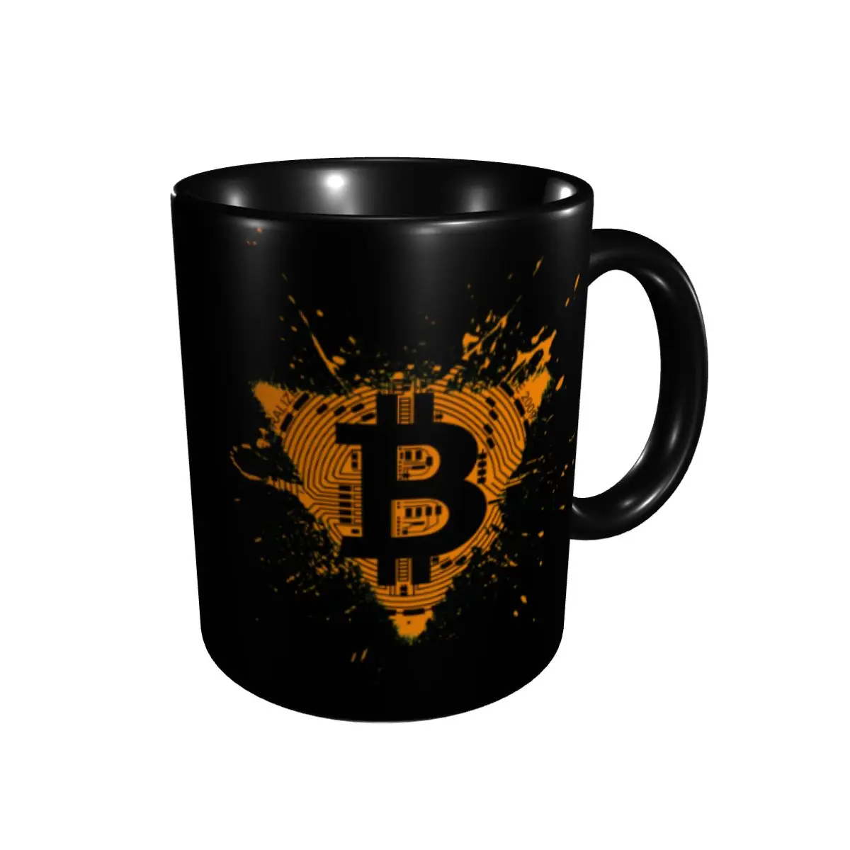 Promo Bitcoin BTC And Crypto Design Bitcoin Mugs Graphic Vintage Cups Mugs Print Joke bitcoin Case multi-function cups