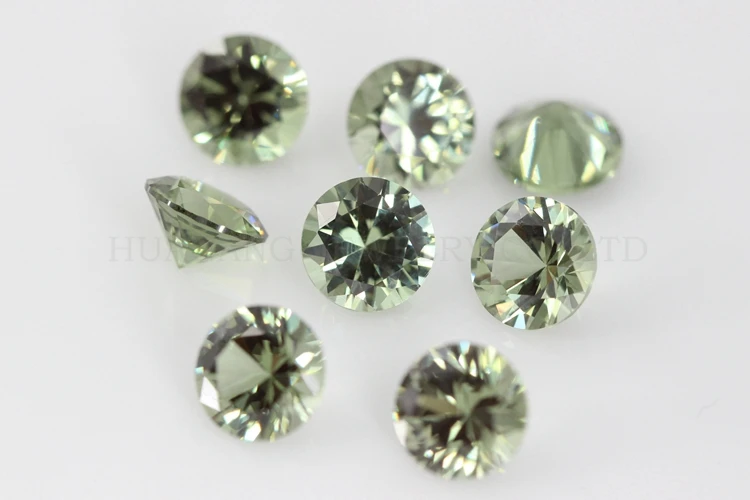 5A Synthetischer Spinell Grün-Blauer Stein Mehrfarbig 2,0~12mm Größe Runder Brillantschliff Für Schmuck – Detail 11