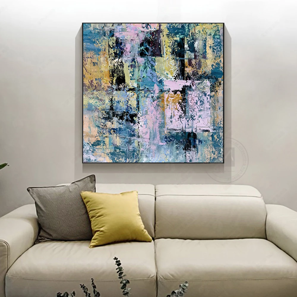 

Large wall art cuadros para sala modernos para el hogar Original artwork decoración dormitorio oil painting on canvas handmade