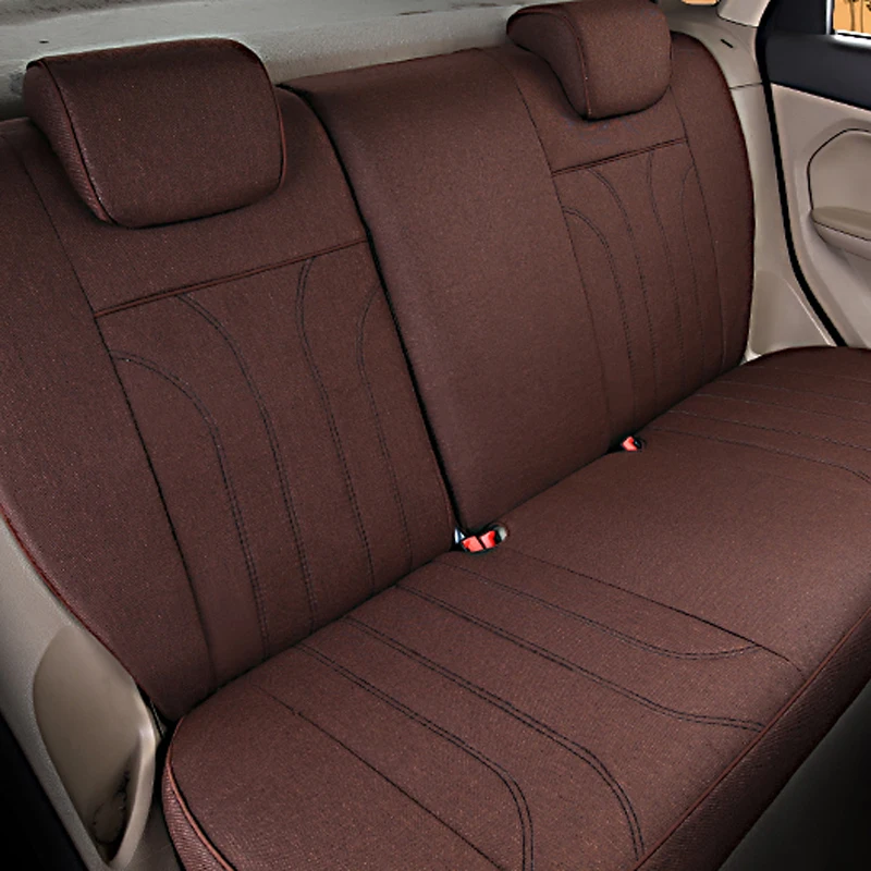 Custom Fit Linen Fabric Seats Cover for Subaru XV 2018 2015 2019 2012-2021 Seat Covers Set for Cars Cushion Supports Accessories