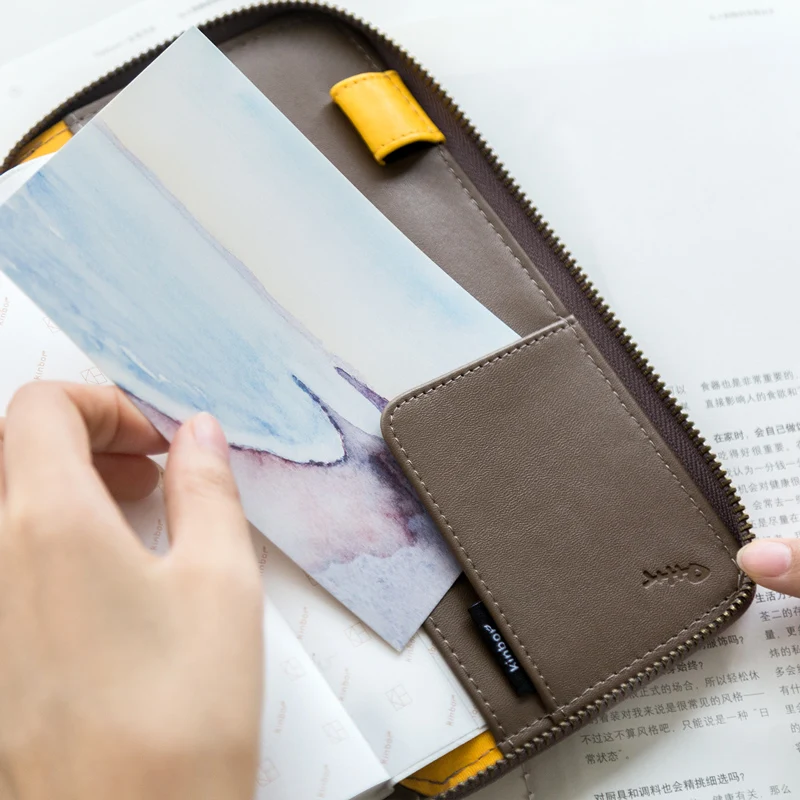 Блокнот Kinbor на молнии, вместительный планер на неделю с собачьей собакой