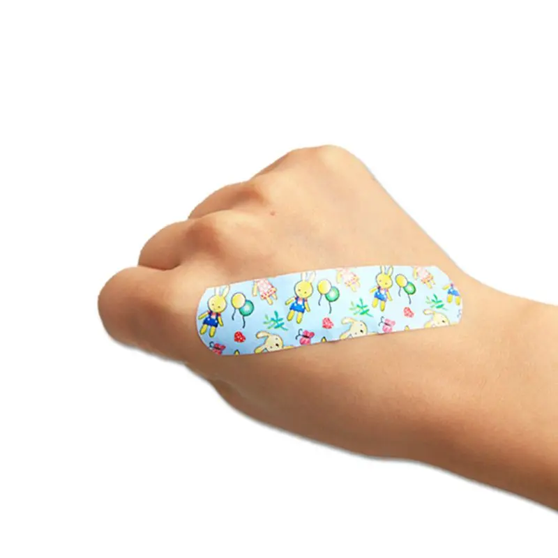 120PCs Waterproof Breathable Cute Cartoon Band Aid Hemostasis Adhesive Bandages First Aid Emergency Kit For Kids Children