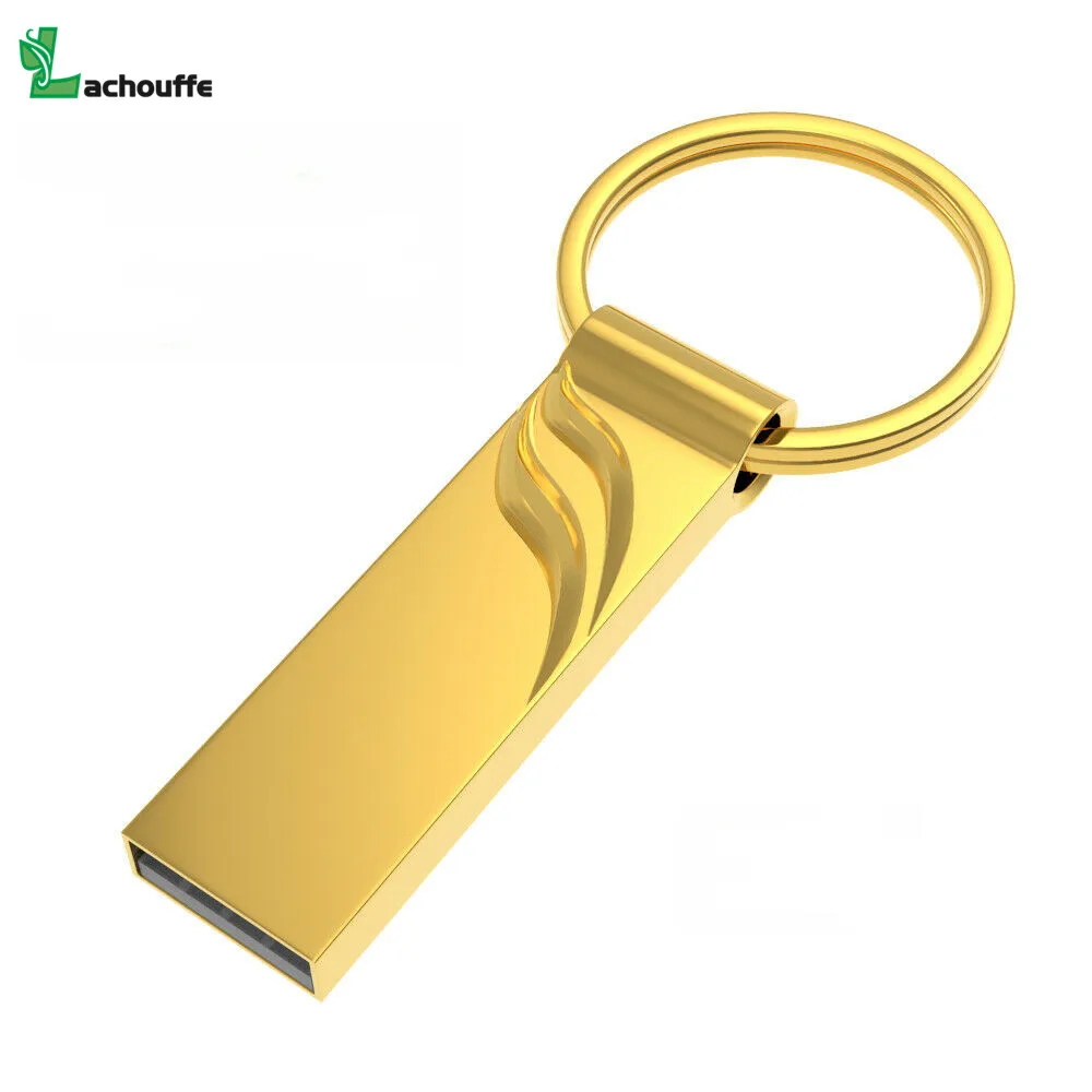 New arrivals usb flash drive 64GB 32GB 16GB 8GB 4GB pen drive pendrive waterproof metal silver u disk memoria cel usb stick gift