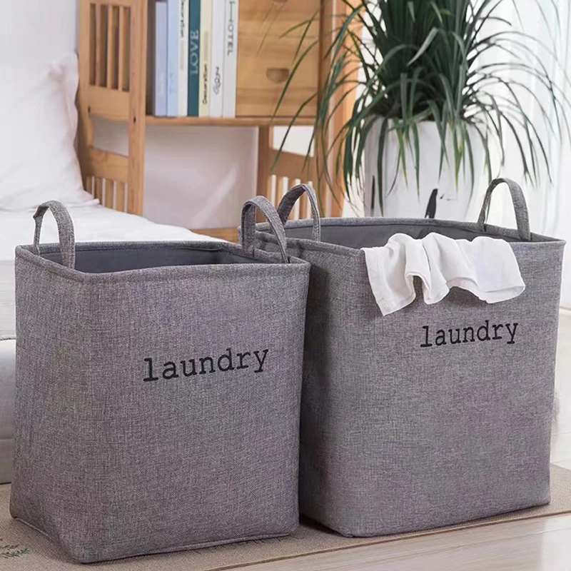 Foldable Storage Baskets Box For Clothes Panier A Linge Folding Bag Dirty Clothes Laundry Basket Toy Storage Home Organizer