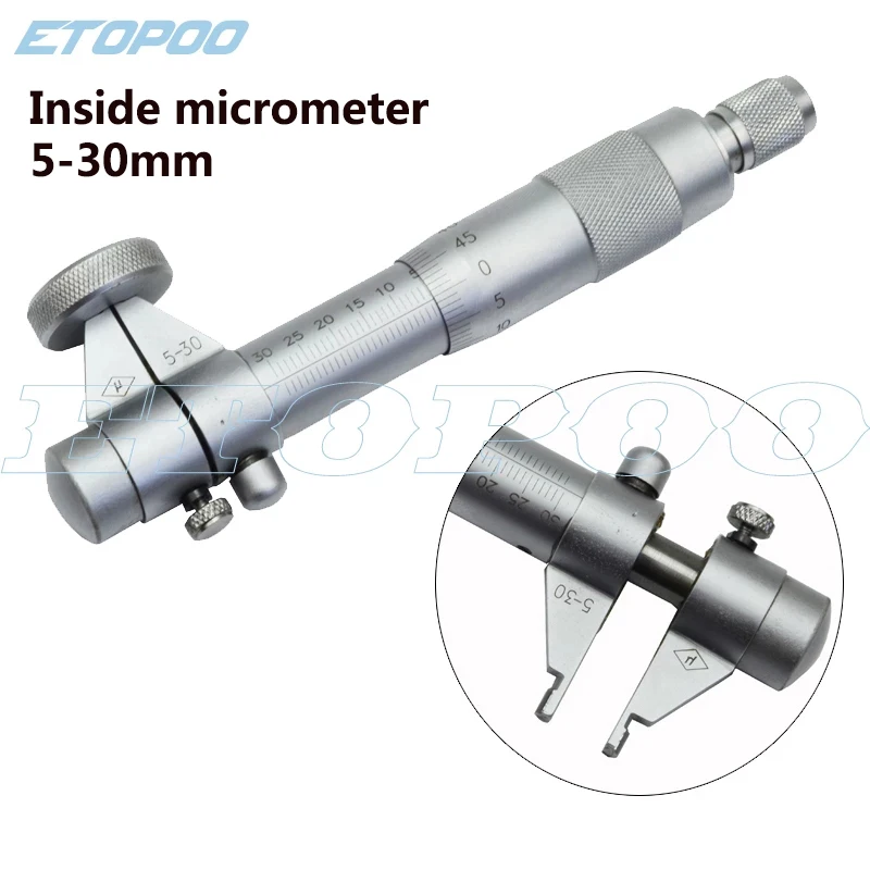 High quality 5-30mm  25-50mm Inside micrometer internal measuring micrometer vernier gauge