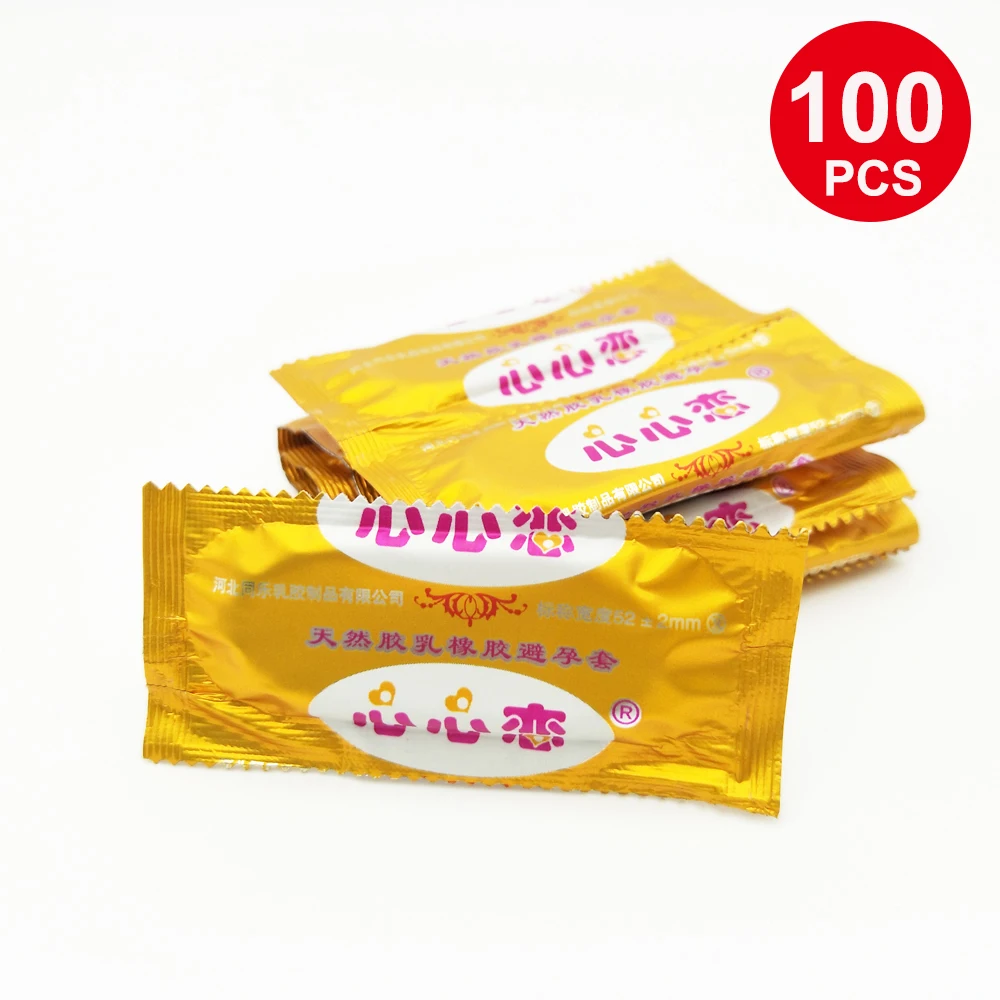 100 Pcs Condoms Smooth Lubricated Thin Condoms For Men Penis Sleeve Safer Contraception Adult Sex Toys