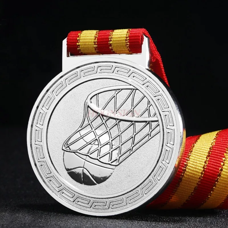 

Children's Fun Games General Medal Gold, Silver and Bronze Medal Basketball Game Gold Medal Listing Slam Dunk