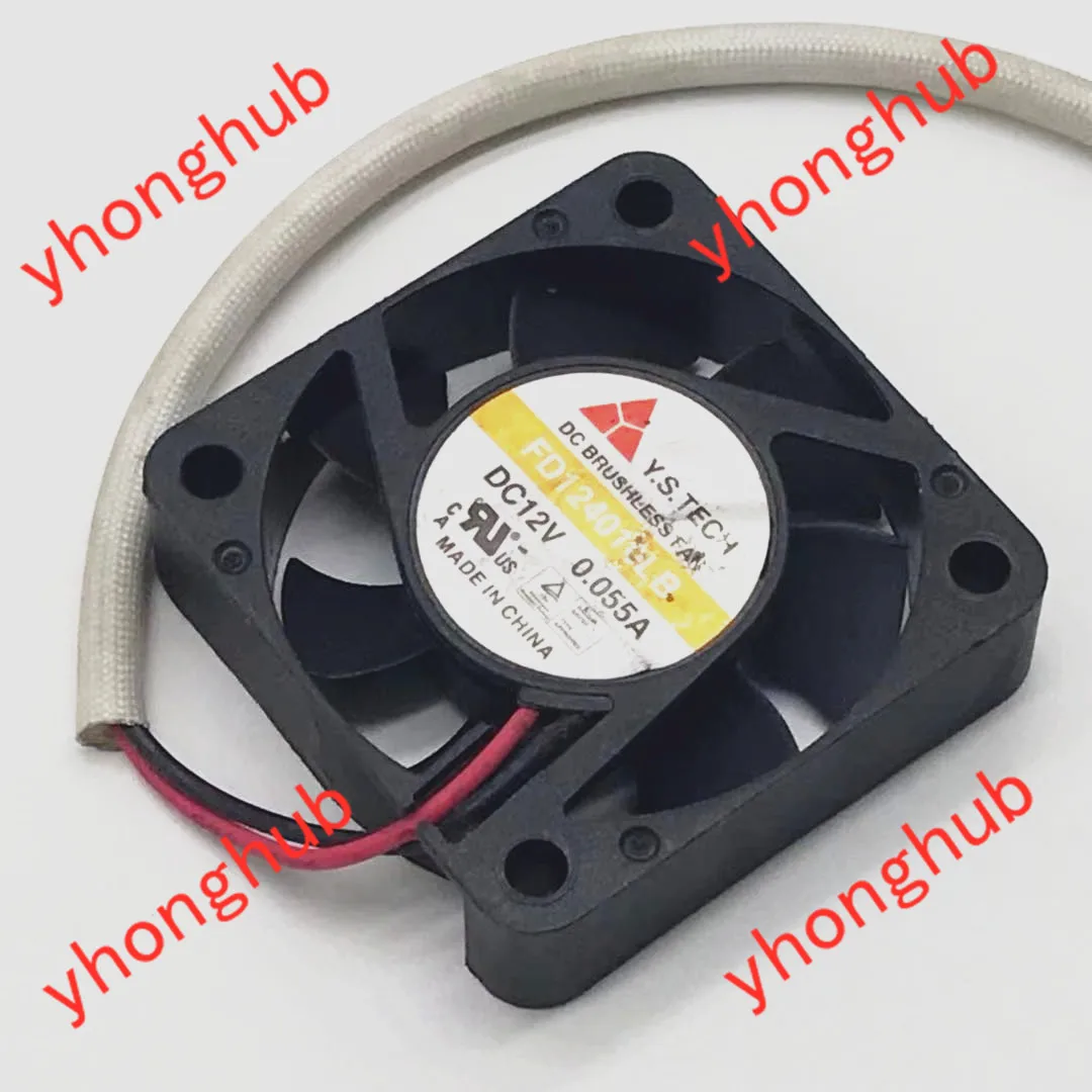 Y.S TECH FD124010LB DC 12V 0.055A 2-wire 40x40x10mm Server Cooling Fan