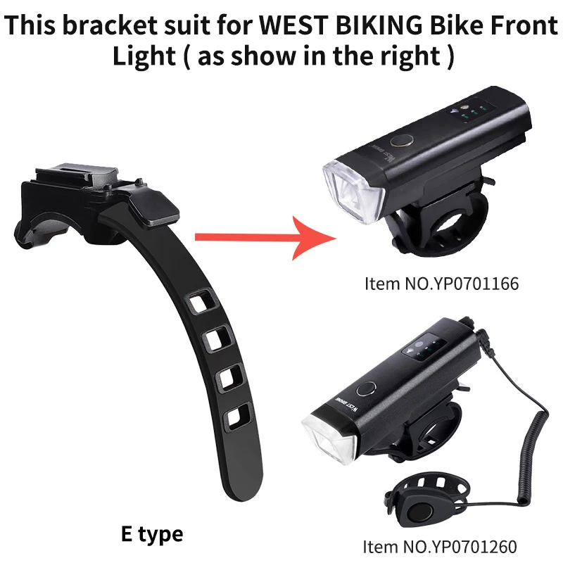 WEST BIKING 4 In 1 Bicycle Light Bracket Mount Bike Computer Mount Bracket Smart Sensor Bike Light Stand Bicycle Accessories