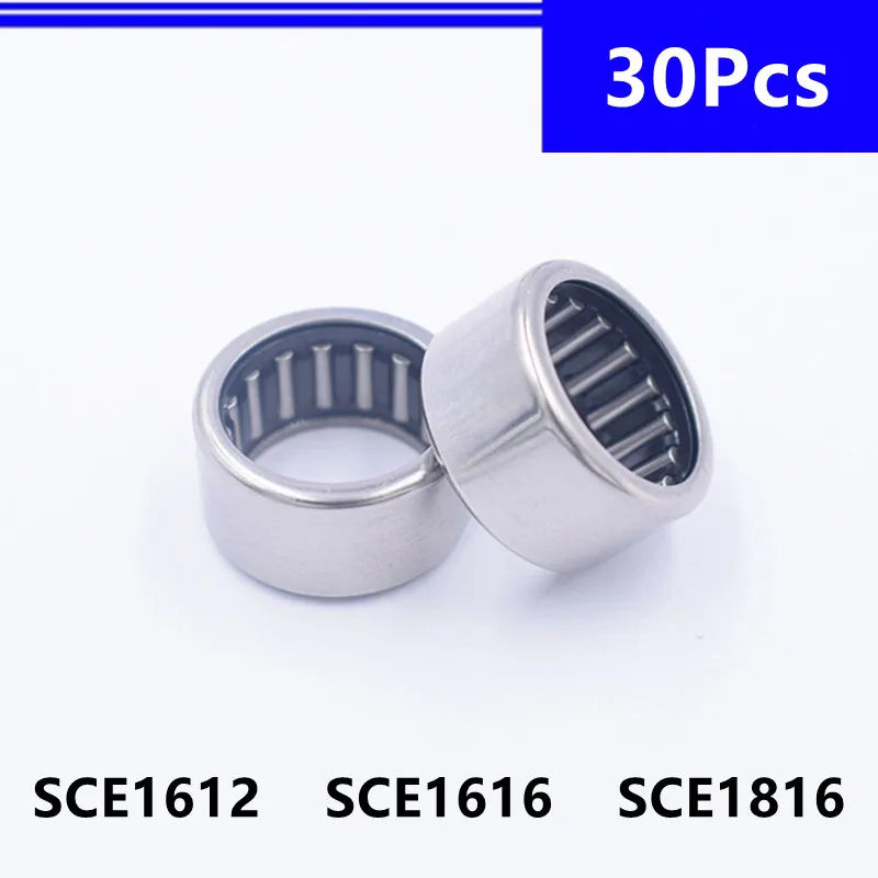 

30Pcs SCE1612 BA1612 SCE1616 BA1616 SCE1816 BA1816 Inch Size Drawn Cup Needle Roller Bearing High quality