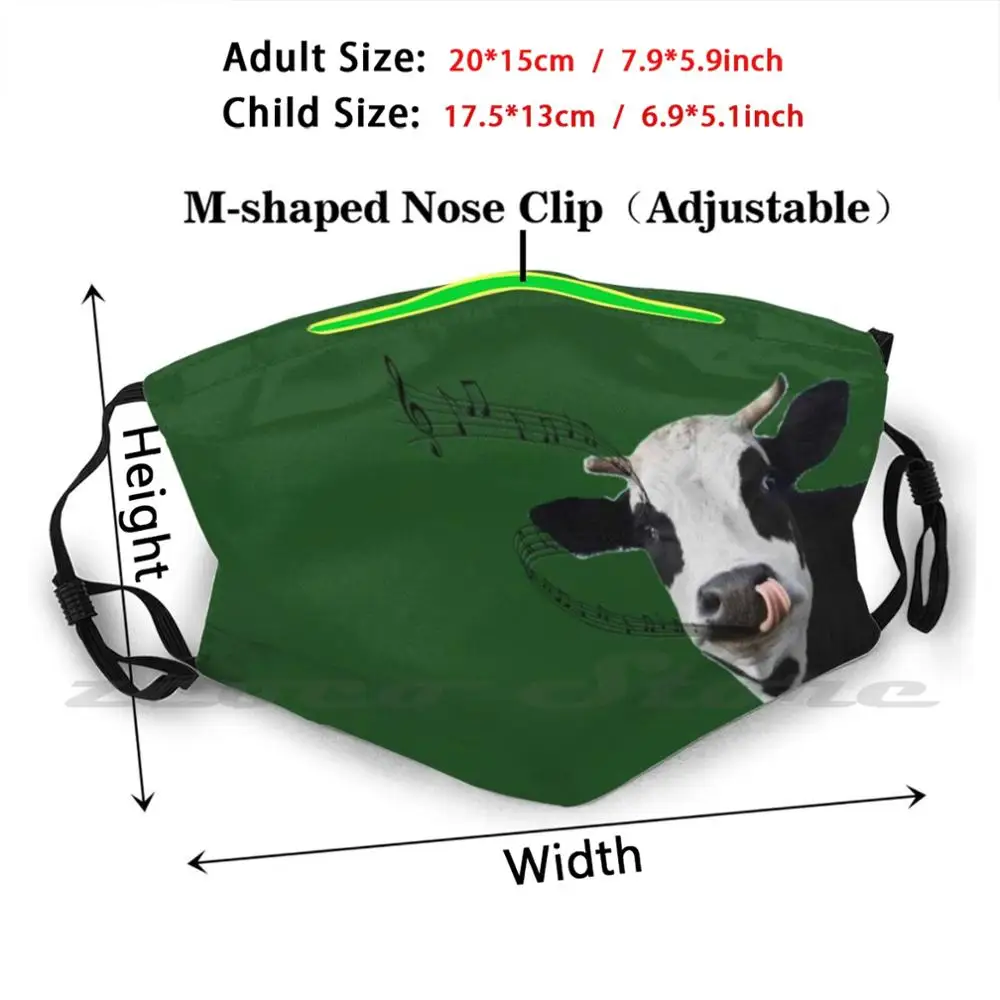 Magliette per mucche da bovini da agricoltore t-shirt classica lavabile trend maschera filtrante Pm2.5 personalizzata trattore agricolo raccolto agricolo