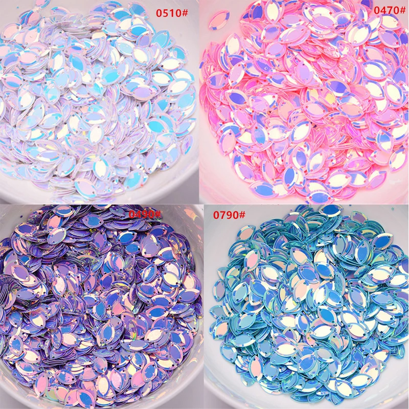 Mirror sparkling nail sequins sequins variegated nails holographic glitter 3D flakes sequins art accessories 3D nail decoration