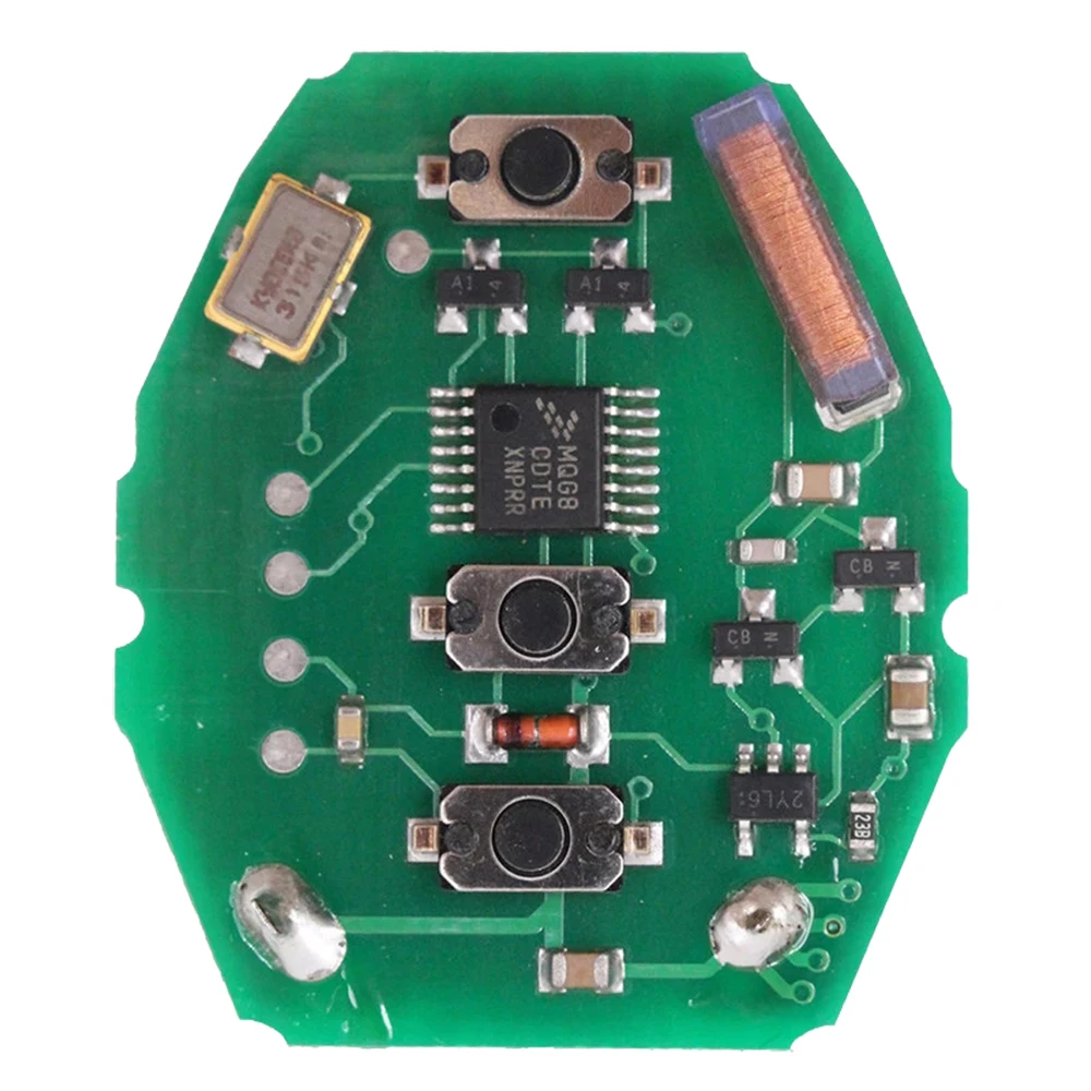 Keyecu Rechargeable Remote Circuit Board 315Mhz / 433.92MHz for BMW 3 5 X series 7S E38 E39 E46 with ML2020 Battery